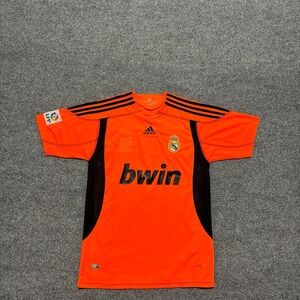 Adidas Iker Casillas Real Madrid Soccer Football Goalkeeper Jersey Adult Small